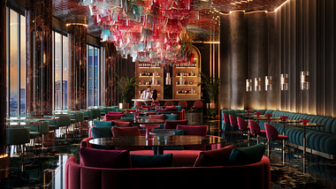 Velvet Twilight Luxe High-rise Bar