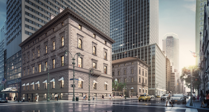 After the preservation of the historic Villard Mansion, known as the Mansion on Madison at the New York Palace, Neoscape worked closely with Northwood Investors to create a suite of marketing assets—including a logo, 3D illustrations, a marketing film, and two print brochures—to help reposition this landmarked New York City mansion as a luxury retail flagship opportunity.