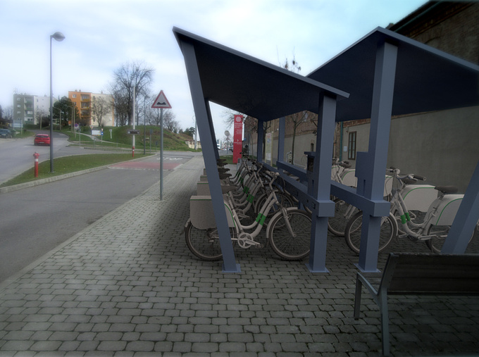 http://d-visual.net/
Bike and bike storage model and render in a photo.