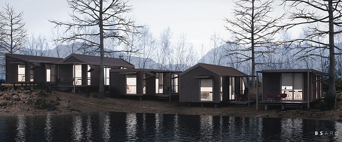 BS ARQ - https://www.facebook.com/BSarquitecturayvisualizacion
Exterior visualization made for F-TRES, an architectural studio in Argentina, for their prefab housing project.
They wanted 4 varied locations in Argentina, to show the possibilities of the design. This is one of those locations, the Patagonic lake.
Artists: Facundo Spina - Manuel Bianchi