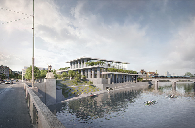 Visualizations for our client David Chipperfield Architects, Berlin