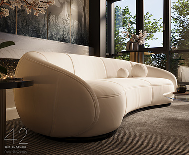 Curved Sofa "Product Design"