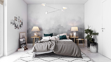 Photorealistic Bedroom 3D Render For Exciting Pres