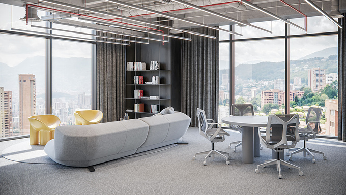 Architecture (3D / CGI) visualizations for an Interior Design project in Medellín, Colombia.