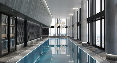 RCH Design - Gym & pool visualisation