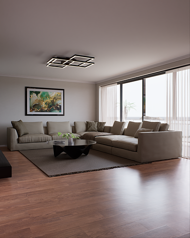 Living room, Salinas Apartment - Unreal Engine Archviz