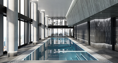 RCH Design - Gym & pool visualisation