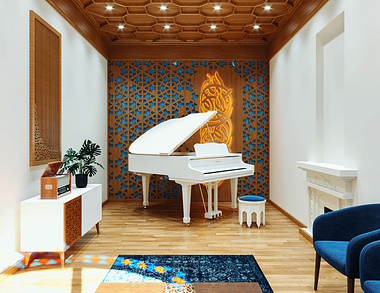 Interior Design of music institute
