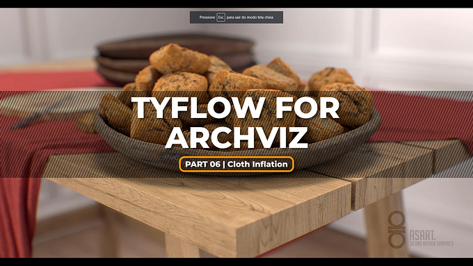 tyFLOW for ARCHVIZ - Cloth Inflation