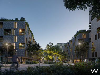 Winning Project C40 Reinventing Cities Crescenzago area: Green Between Urban Textures