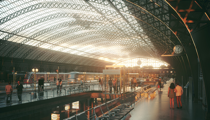 St Pancras Station
sw: 3dmax, corona and PS
CG: VicnguyenDesign
thanks all C @ C