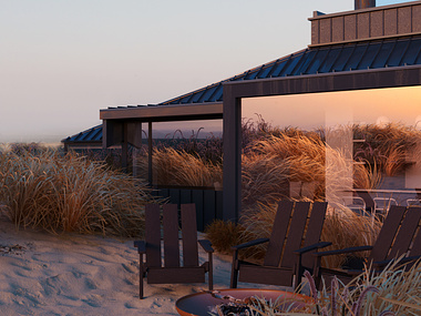 Sand house by Fuse Architects. Artwork