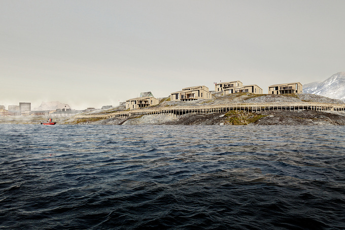 Image is from a series of images I made for a villa project in Nuuk, Greenland.
