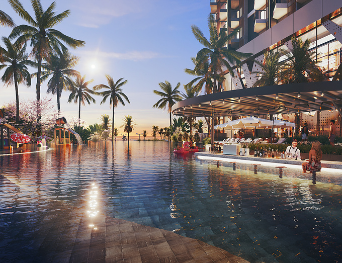 Vietnam resort
Big project from Vietnam
Made by team: VicnguyenDesign
sw: 3dmax, phonix..corona and PS
Hope everyone likes it.