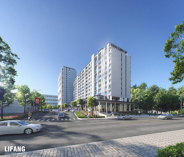 Exterior 3d renderings by Lifang Vision