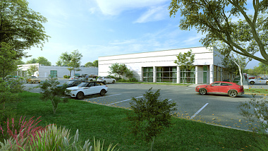 3D Architectural Rendering Service to Commercial Building