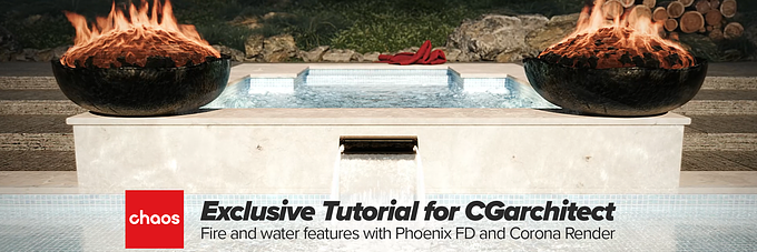 Welcome to our exclusive tutorial, a special collaboration between Chaos and CGarchitect! In this in-depth video, we'll show you how to masterfully integrate fire and water simulations into your architectural visualizations using Phoenix FD and Corona Renderer.