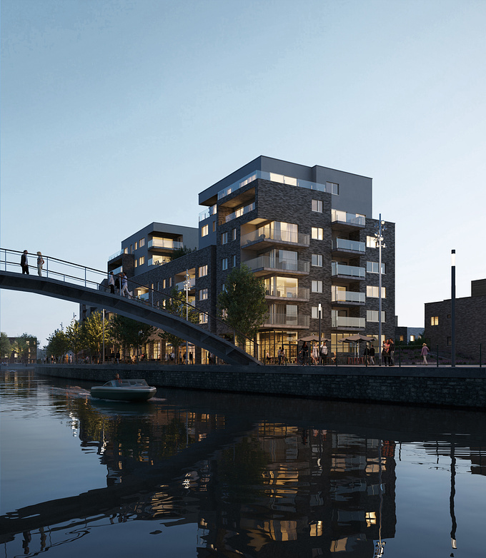 A Belgian development set to bring new homes to a fast-growing eco-district in Liège