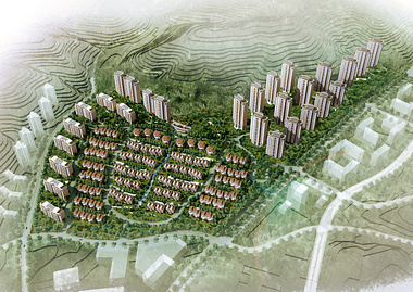 Dalian Software Park Development Aerial View