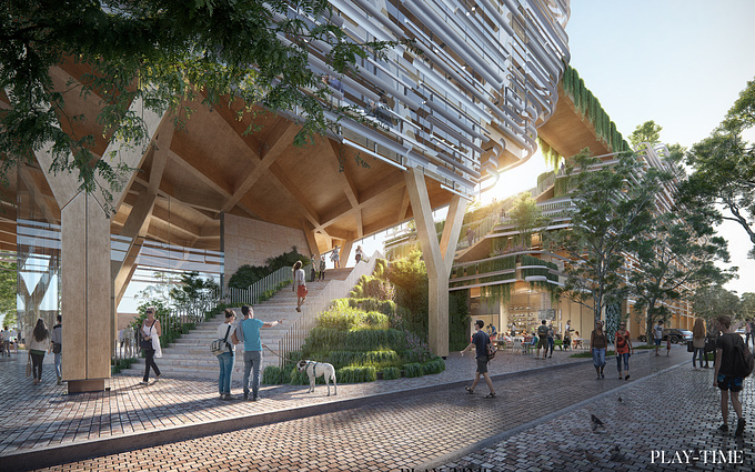 Connecting past, present and future in a top-notch civic destination surrounded by nature.
New multifunctional builing in Perth designed by Crone Architects.