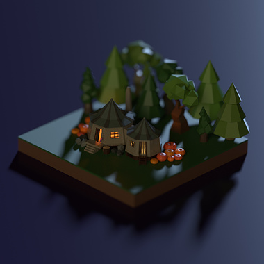 Harry Potter low poly