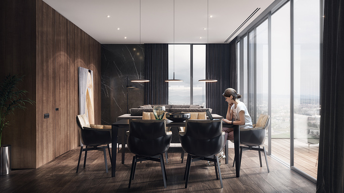 Modern Apartment set of images and VR Demo from a recently completed project in London, UK. 
https://the-lavs.com/Modern-Apartment 