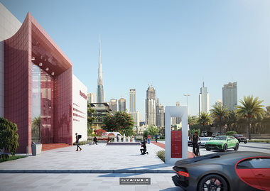 Concept design multifunctional sports complex in Dubai