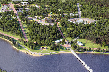 Visualization of Sormovsky Park