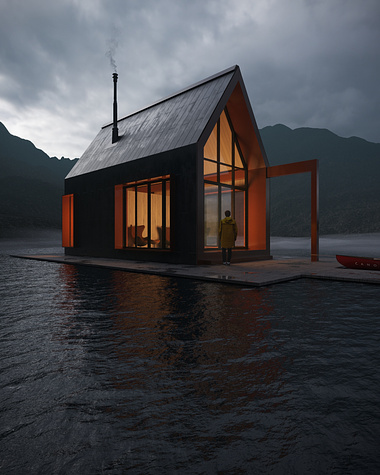 Cabin in the lake