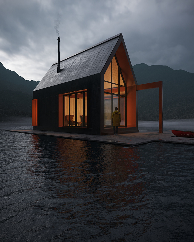 Image created for the cabin contest by Ander Alencar
3dsmax - Corona Renderer - After effects