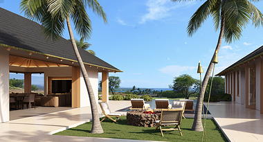 Ocean Resort Architectural Rendering for a Design