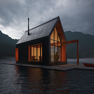 Cabin in the lake
