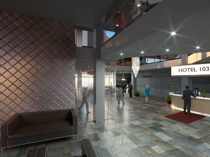 RealSpace 3D - http://www.realspace3d.com
Hotel and Restaurant Render by RealSpace 3D