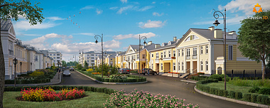 residential district in Moscow