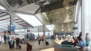 Aarhus Station Competition Transition Floor