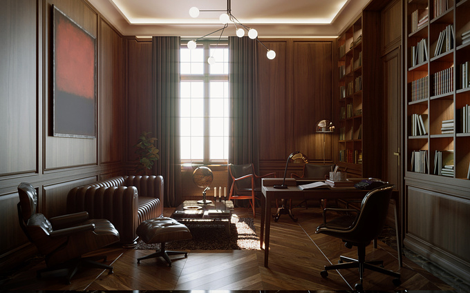 https://www.facebook.com/d.sign.archviz.brankojovanovic/
My first project done with corona renderer, after couple of hours of inital suffer and effort, it became real joy and fun, especialy playing with interactive lightmix and postwork tools... Image illustrates home office space in old apartment, reconstruction project done by architect Pedja Milutinovic...