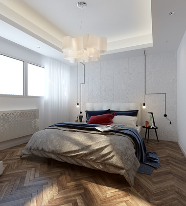 Minimalistic master bedroom