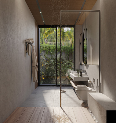 Bali residential Villa Bathroom