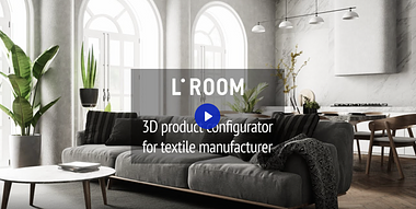 Interactive 3D product customizer for textile manufacturer