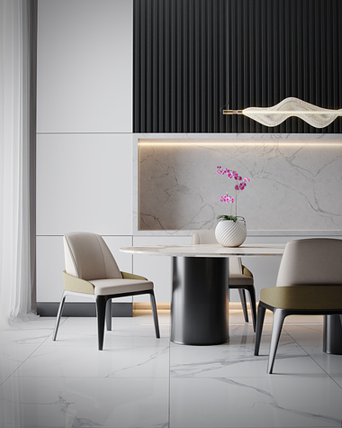 CGI - Luxurious Dining Room 