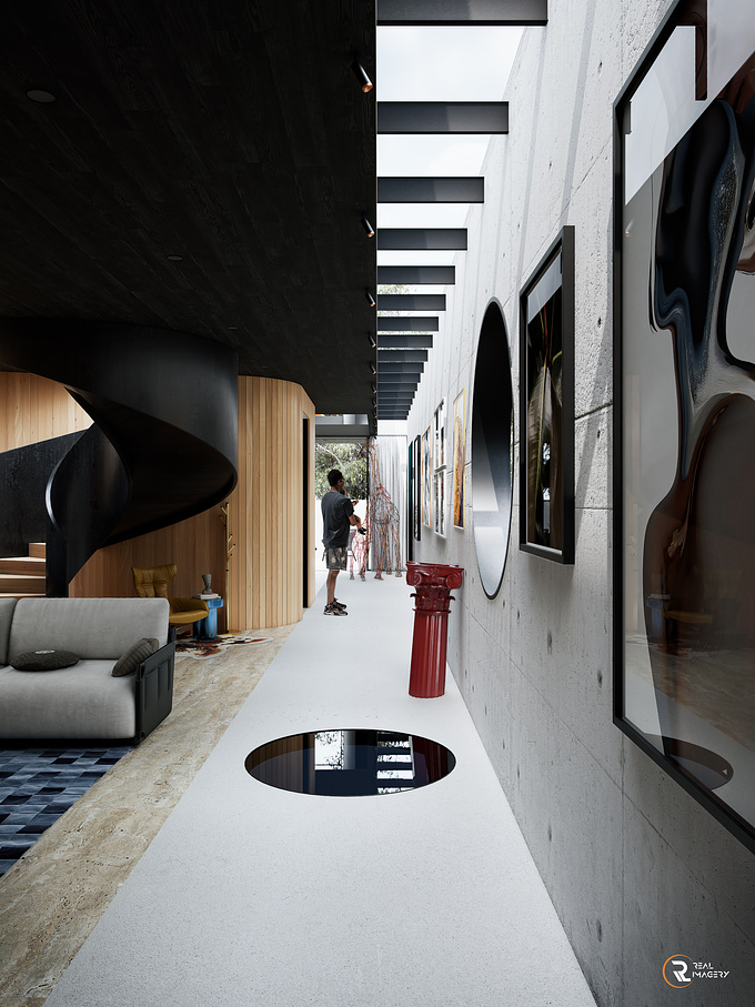 JARtB House is located in Toorak, Melbourne. 
Design by Kallevaris Urban Design KUD.
All stills and animation rendered with UE 5.1 using lumen for global lighting.