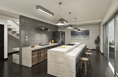 Simple Modern Kitchen