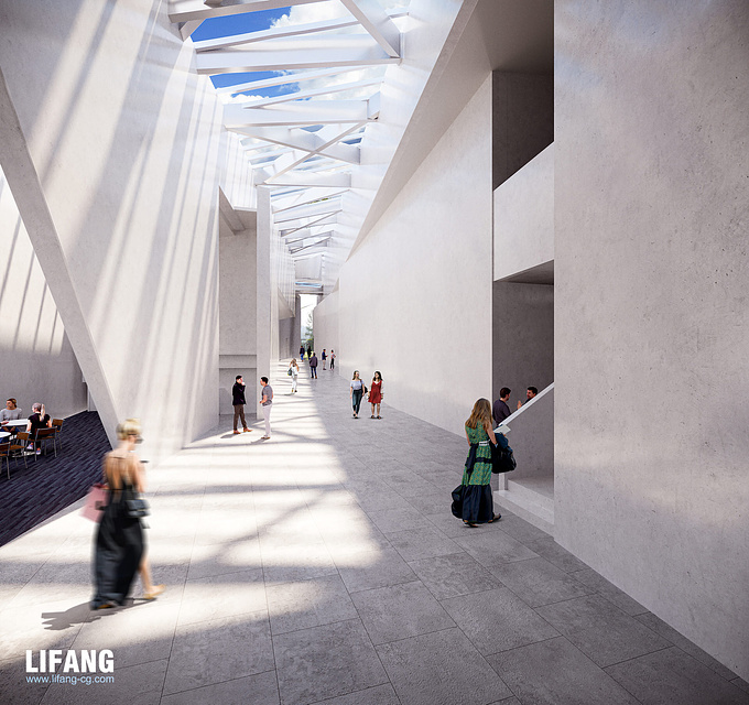 LiFang new exterior and interior renderings