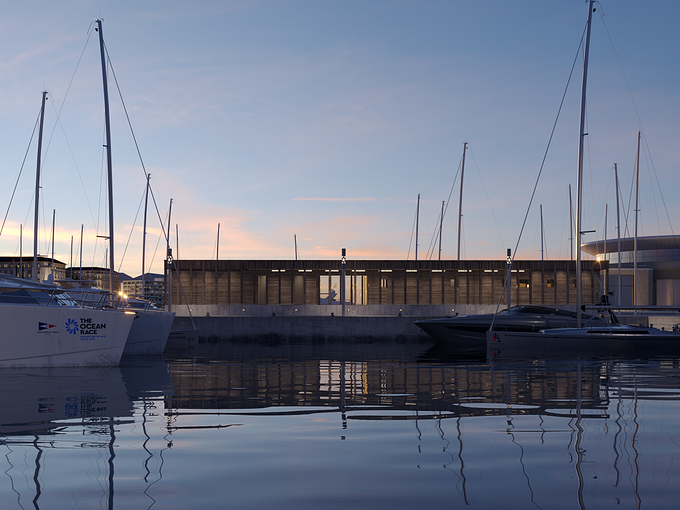 This 3d render image was created by EDDIVIZ3D with reference to the Port de Cannes marina in France.
3D Artist - Eddi Shin
Art Director - Jin Park