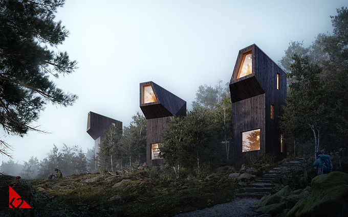 K2 Visual - http://www.k2visual.com
Lauvvik Cabins designed by Link Arkitektur

Visualized by Andras Balogh @ K2 Visual