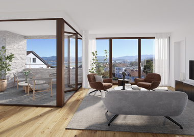 3D Visaulization Interior Living Room