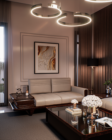 Blue Bay House (Interior / Living Room) - Unreal Engine Archviz