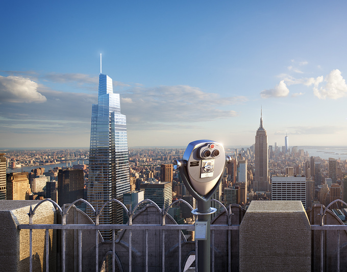 Very few things are as iconic as the skyline of New York City, and the opportunity to redefine it doesn’t come along very often. Designed by KPF, One Vanderbilt will rise 1,401 feet and make its mark on Manhattan when completed in 2020. Neoscape was charged with giving the world a preview of how this instant icon will shape the city for years to come.
One Vanderbilt represents the next evolution in the Manhattan skyline. To demonstrate its significance and tie it back to the city’s history, we choreographed every image to include some element of a New York City icon to help place the new building in its proper historical context. At the same time, we had to show the majestic presence of the building within the existing skyline, relating it to the layered language of its peers, the Chrysler and Empire State Buildings.
