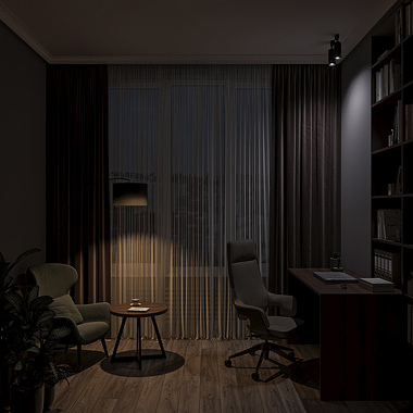 Two-room apartment visualization