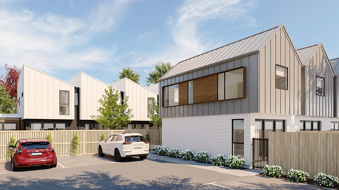 Renders for a New Zealand based property developer "Grocott and Freer" in Christchurch. 
